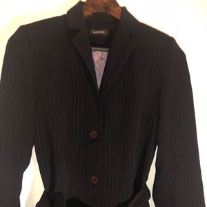 NWOT Sinequanine blue pinstripe jacket